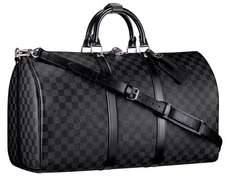 black louis vuitton duffle bag mens|lv black duffle bag.